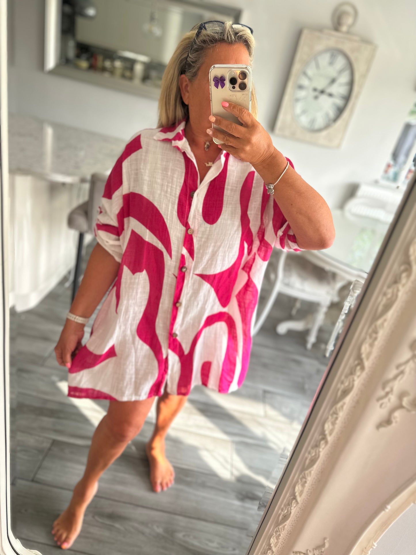 Odette 100% cotton oversize shirt