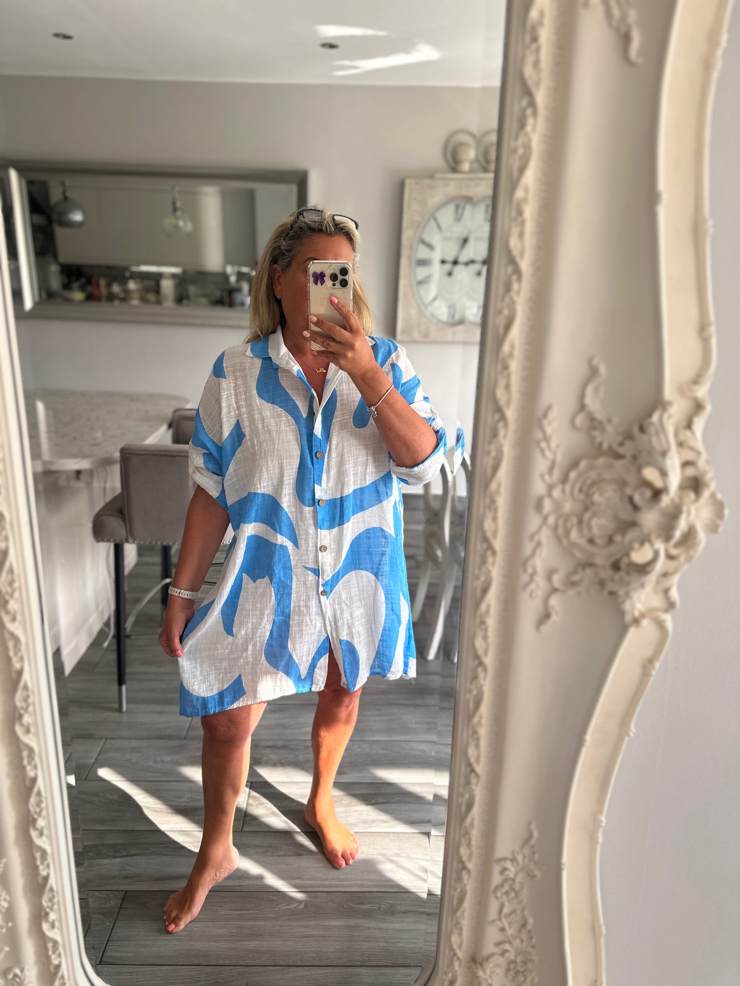Odette 100% cotton oversize shirt