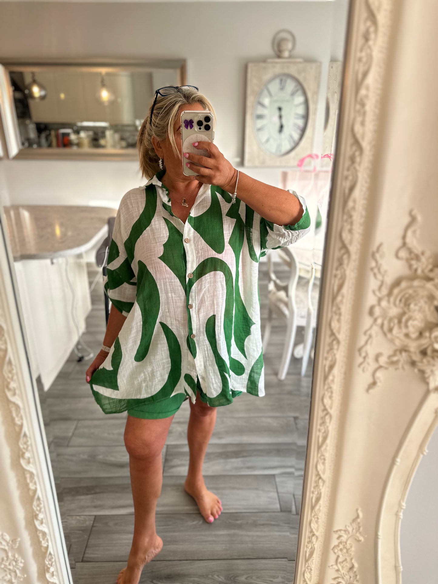 Odette 100% cotton oversize shirt