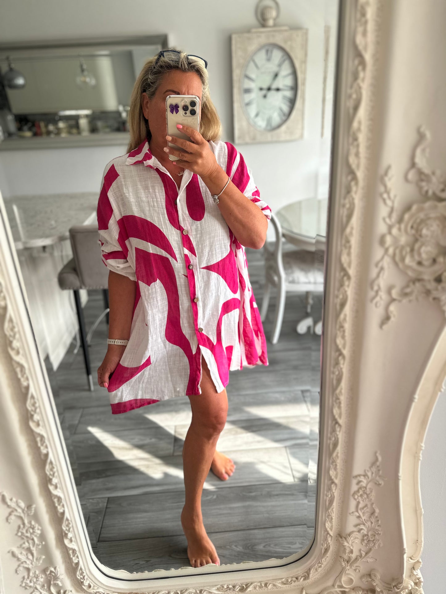 Odette 100% cotton oversize shirt