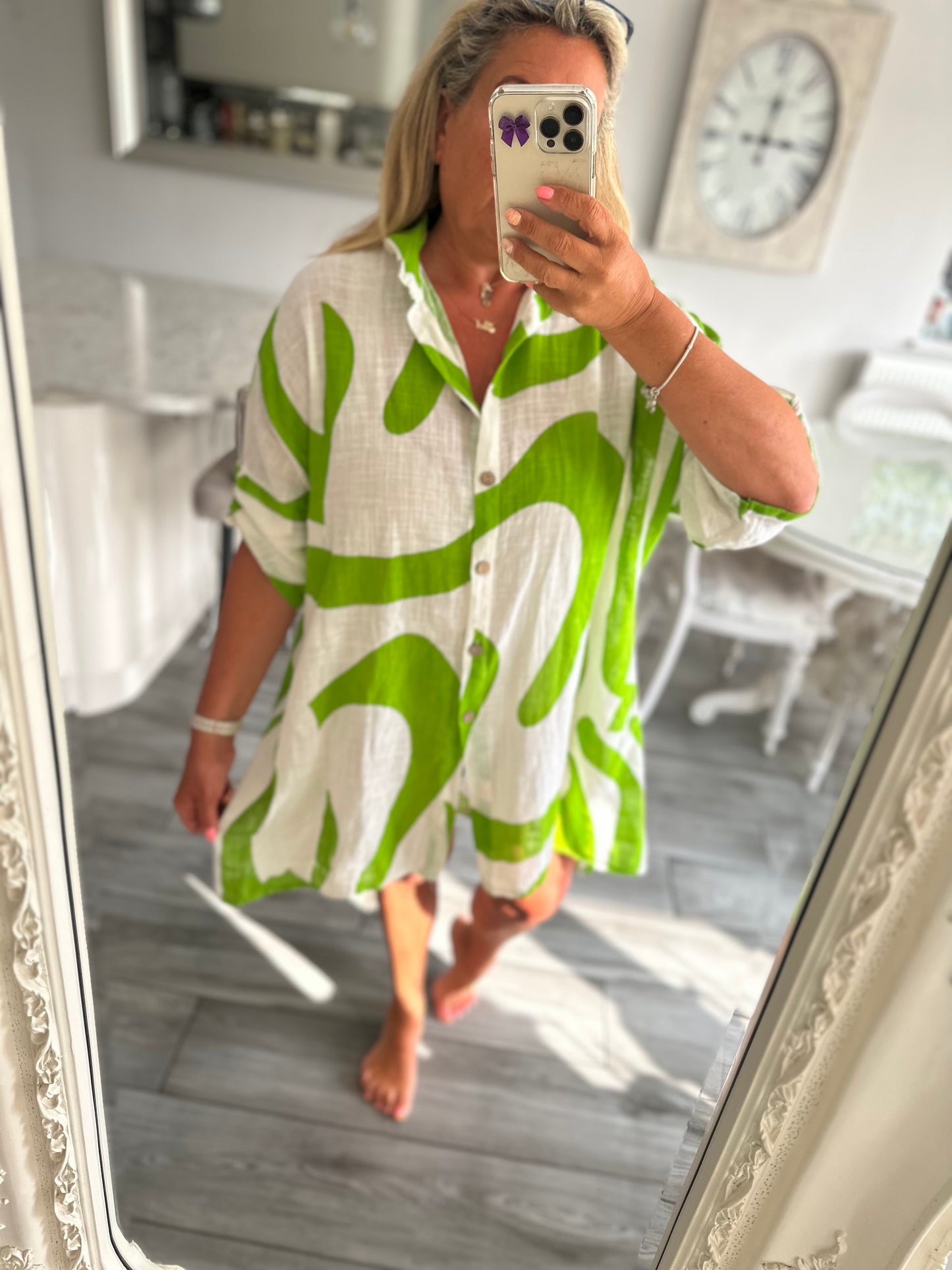 Odette 100% cotton oversize shirt