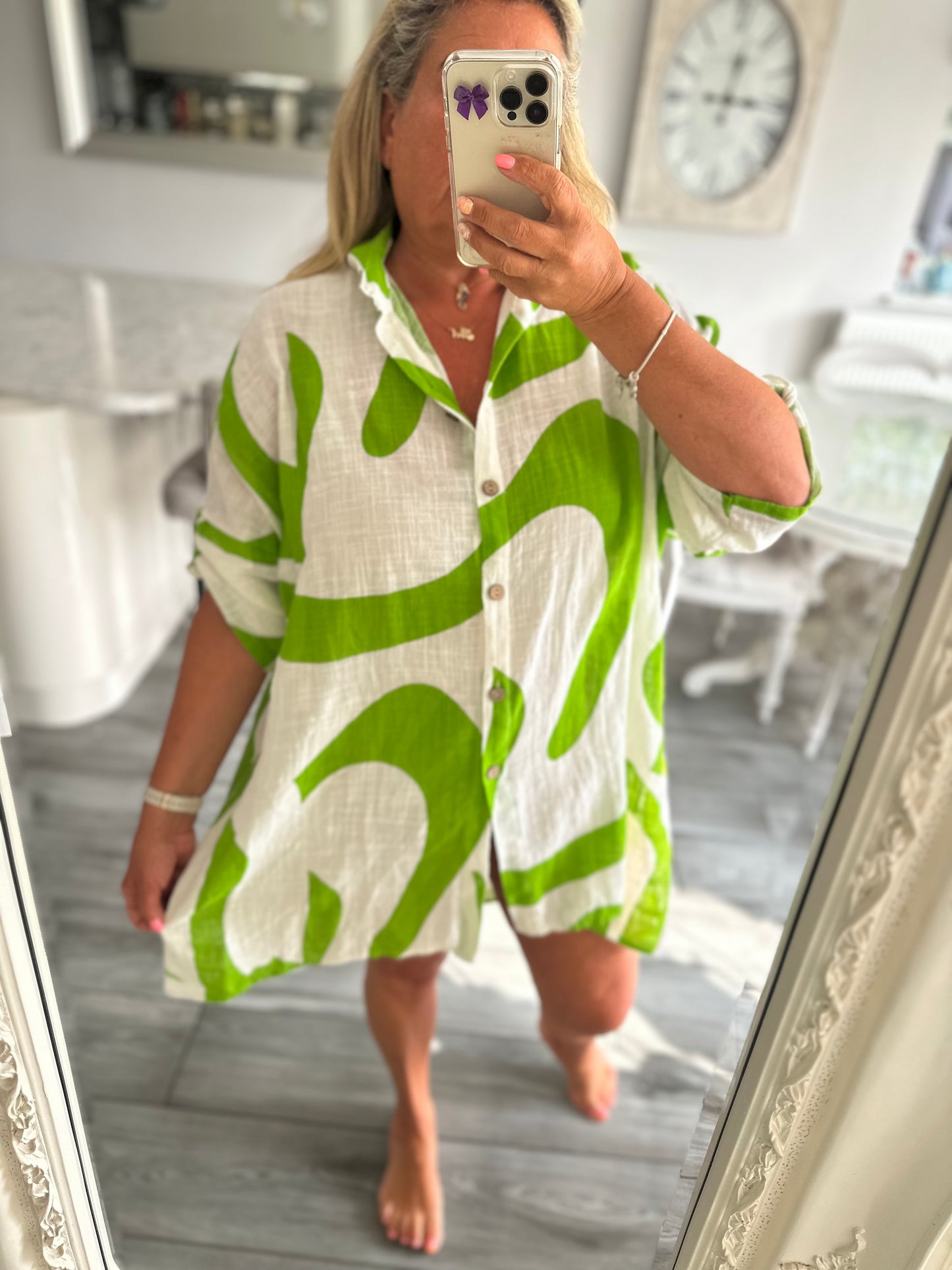 Odette 100% cotton oversize shirt