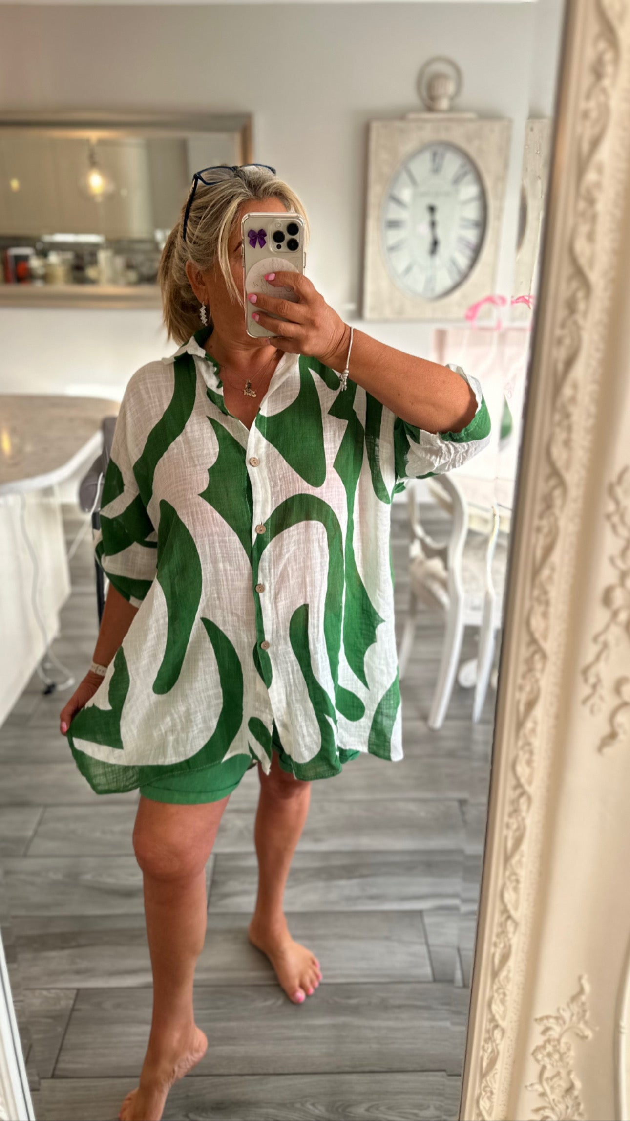 Odette 100% cotton oversize shirt