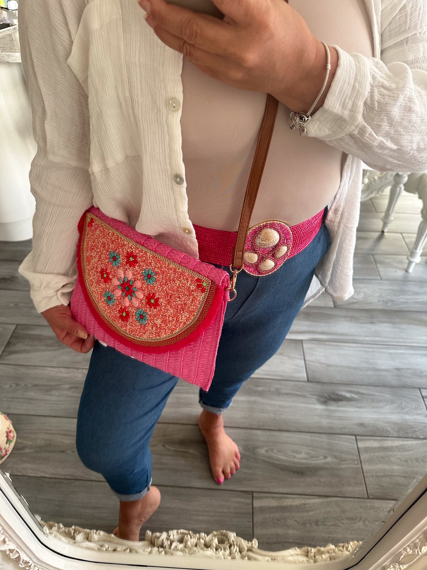 Capri Envelope Clutch Bag