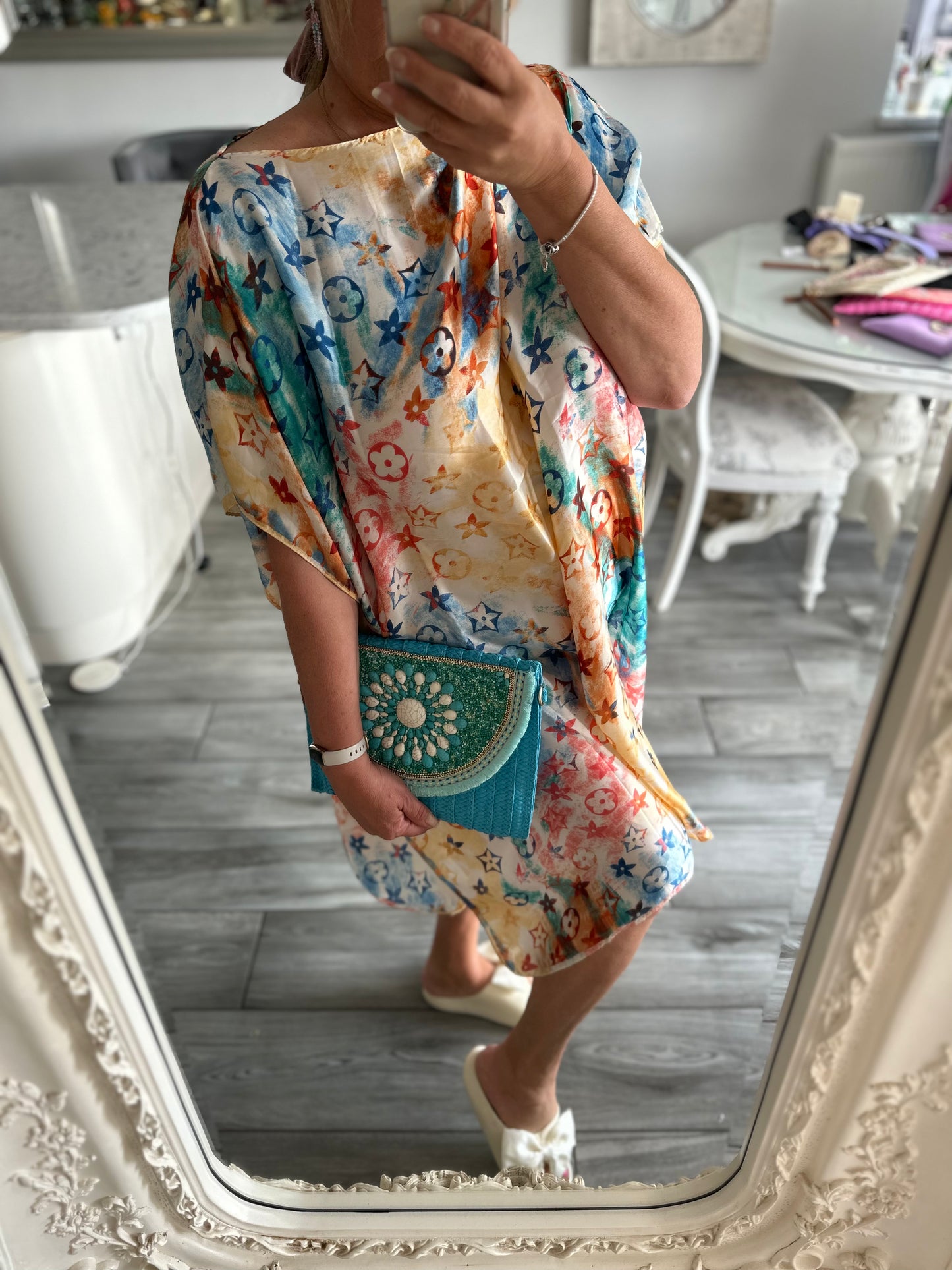 St Lucia Silk Kaftan