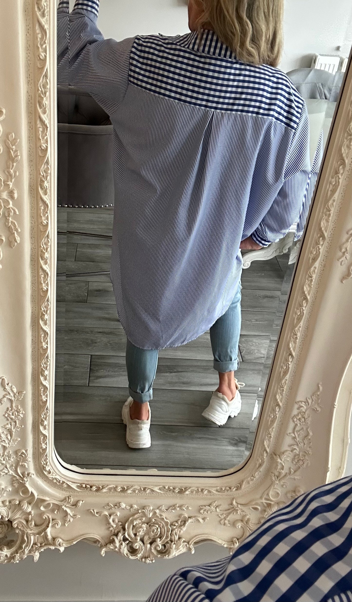 Kat Gingham /Stripe Shirt
