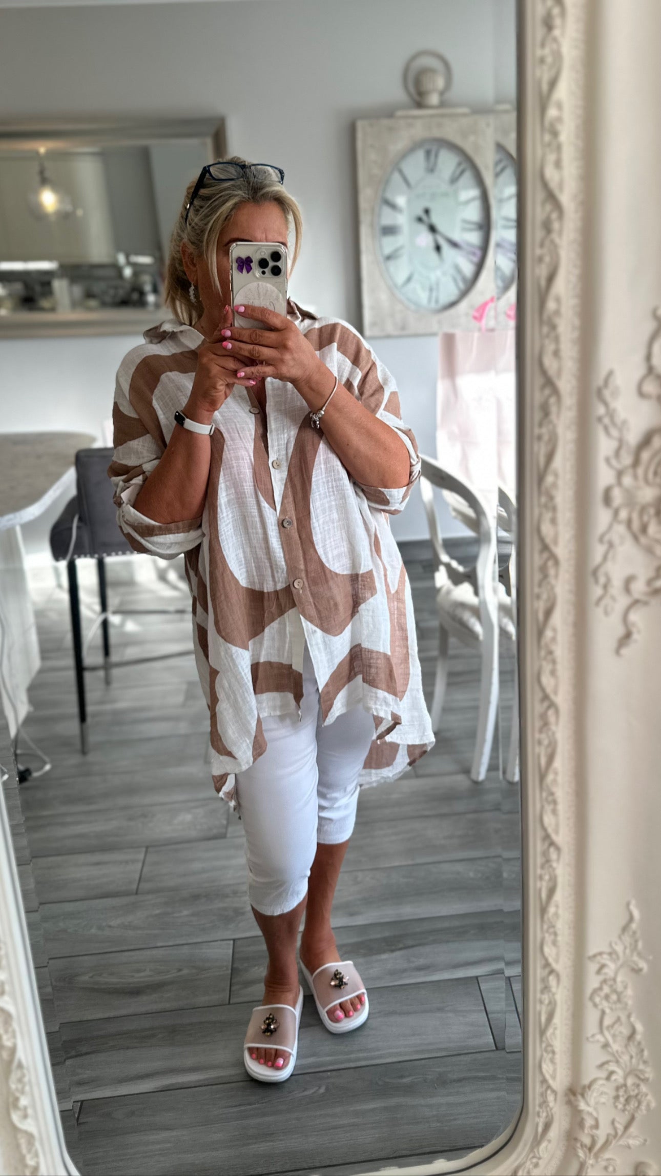 Odette 100% cotton oversize shirt