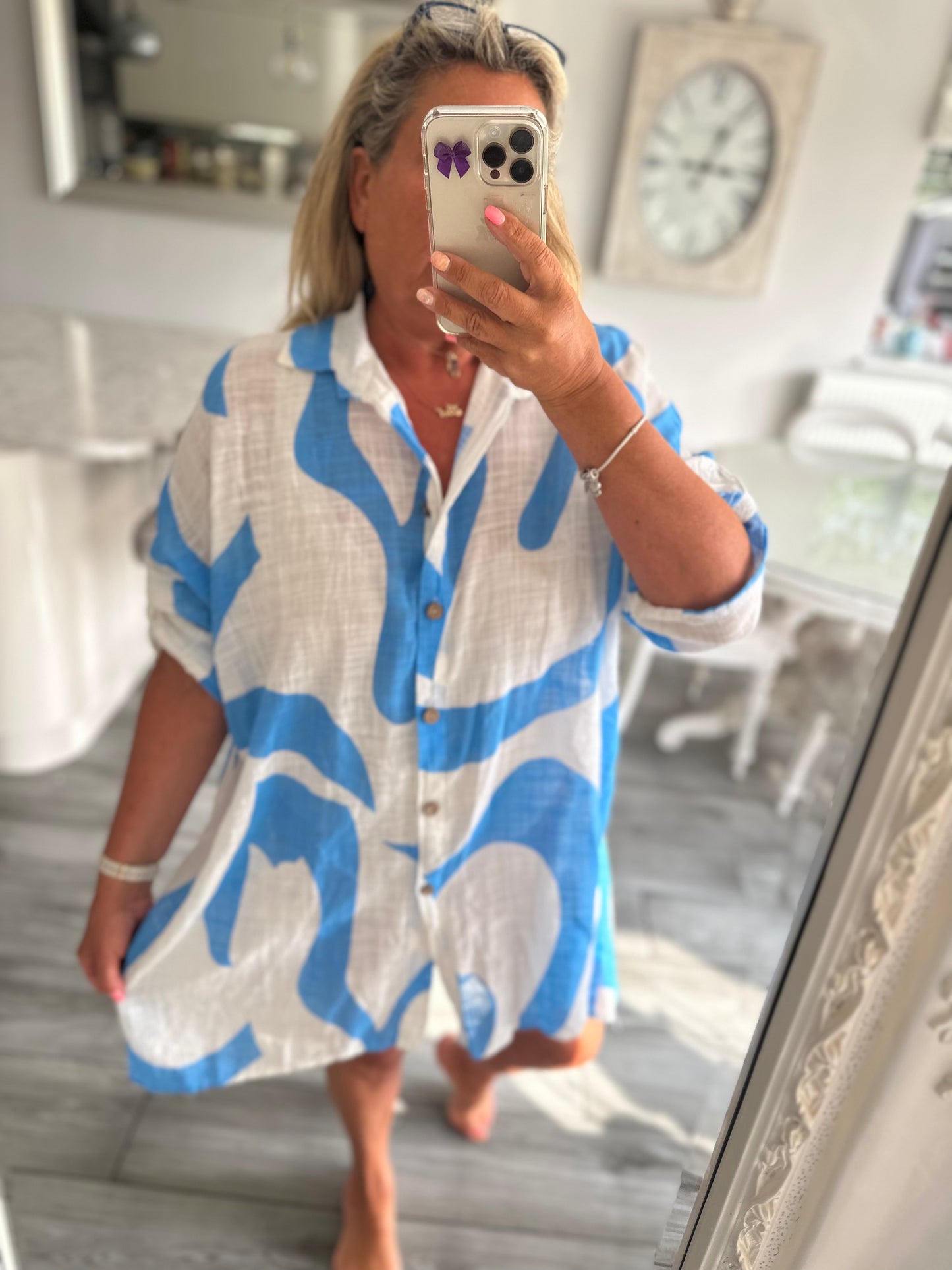 Odette 100% cotton oversize shirt