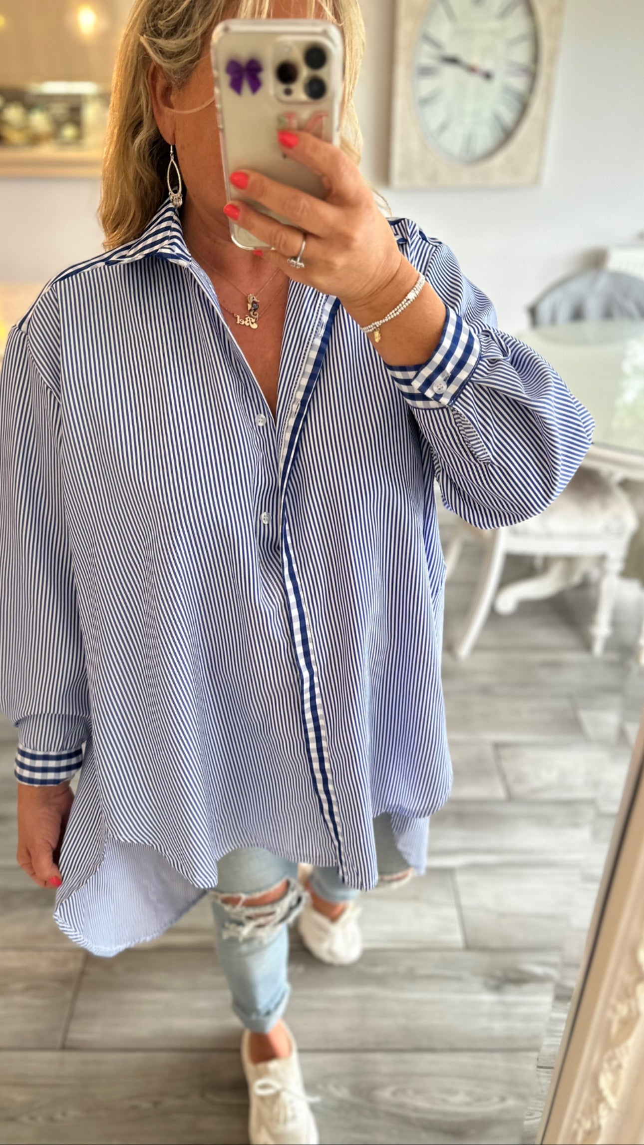 Kat Gingham /Stripe Shirt