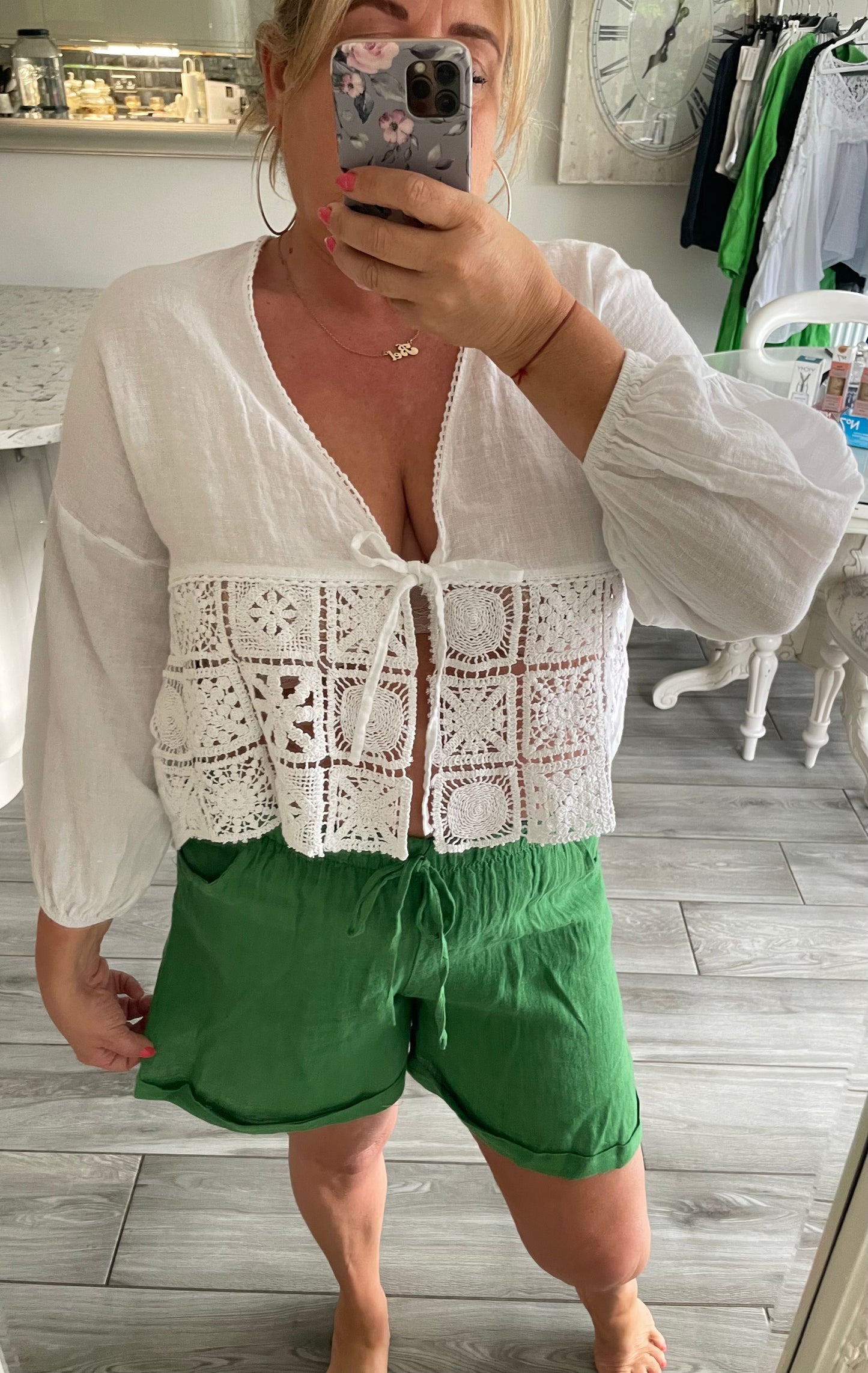 Mishell Linen Bolero