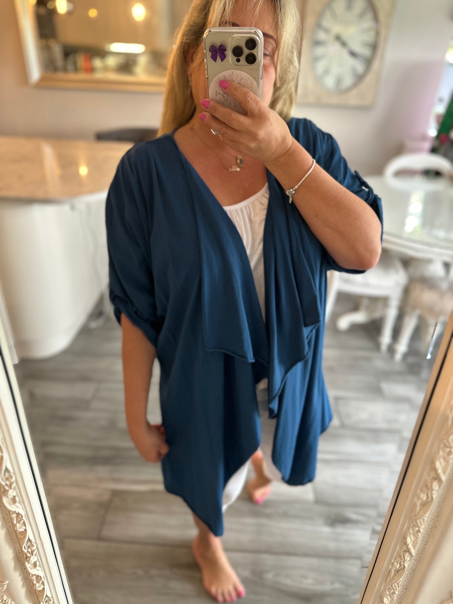 Antibes Waterfall Open Cardi