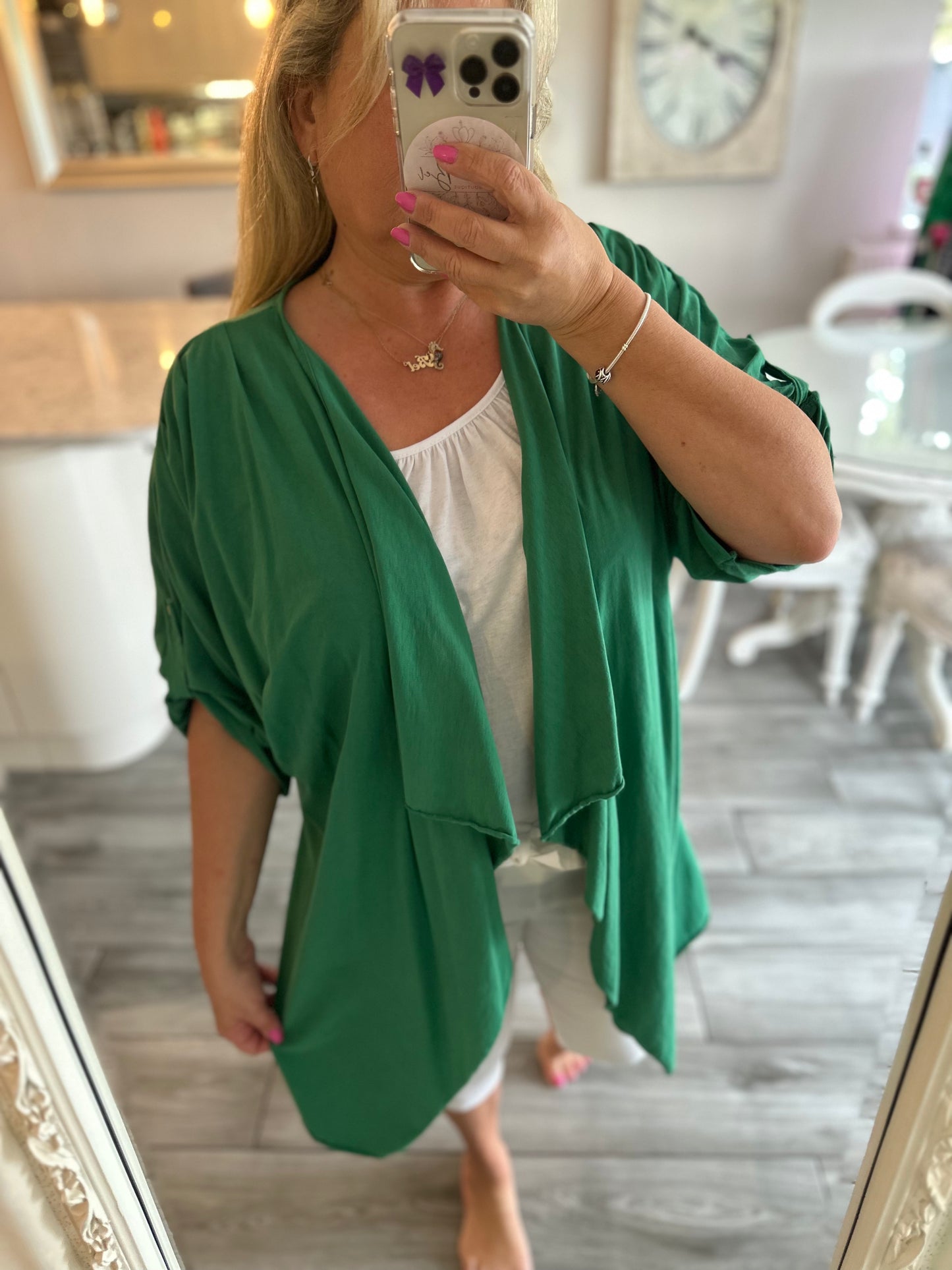 Antibes Waterfall Open Cardi