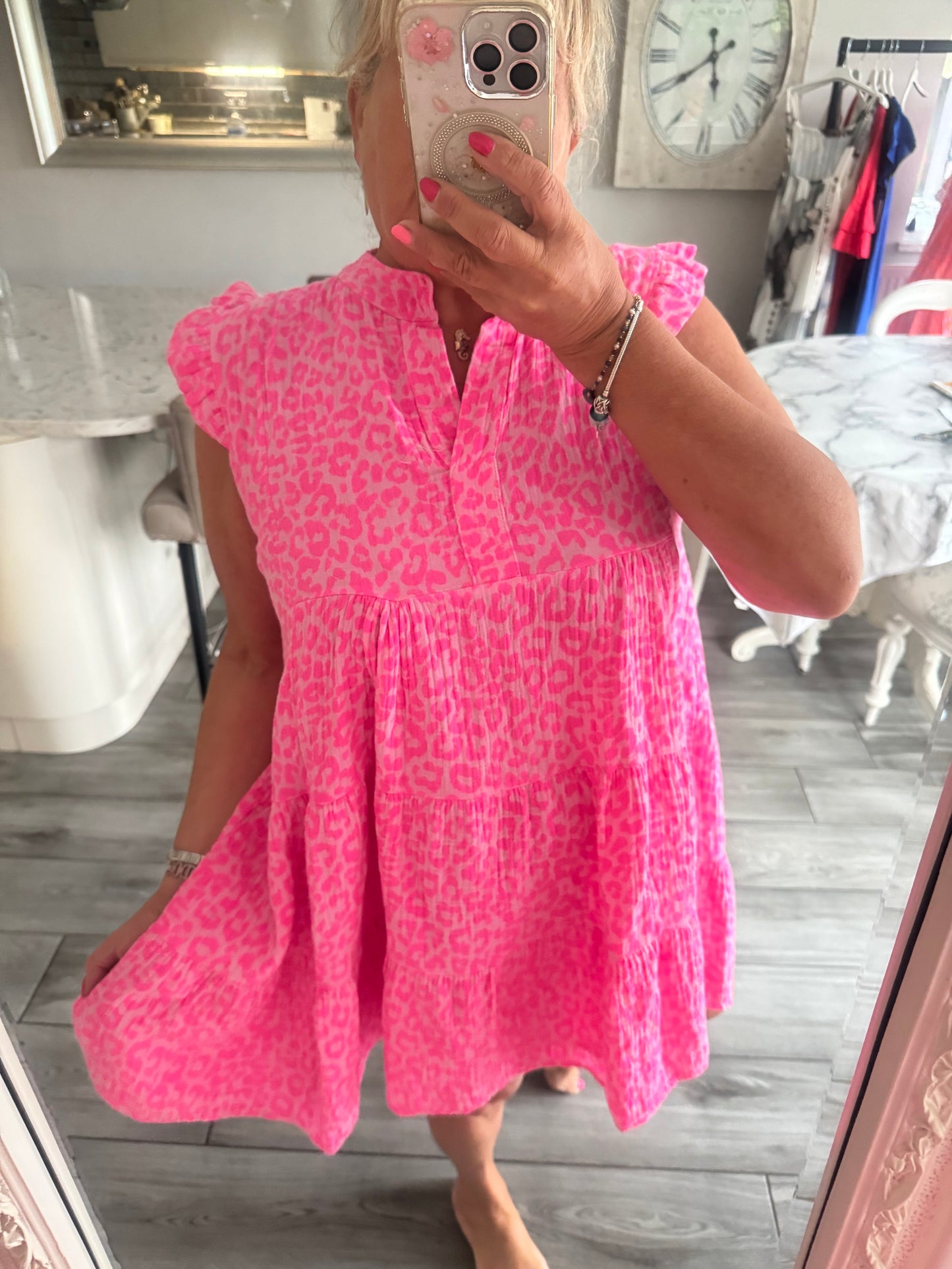 Julie cheesecloth short dress or top