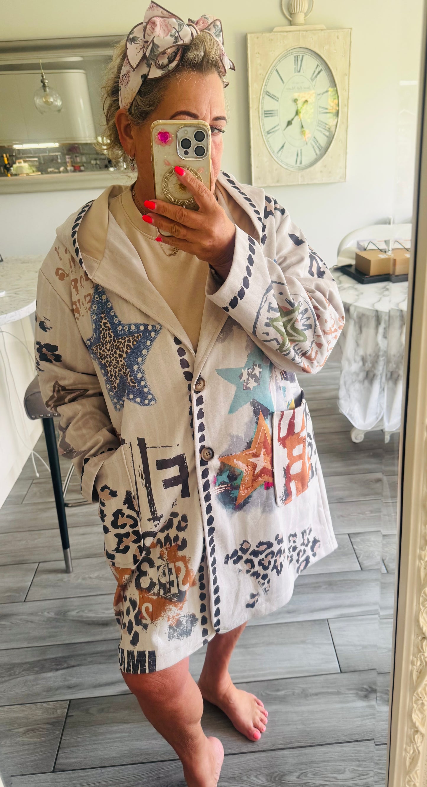 Becca star hooded jacket
