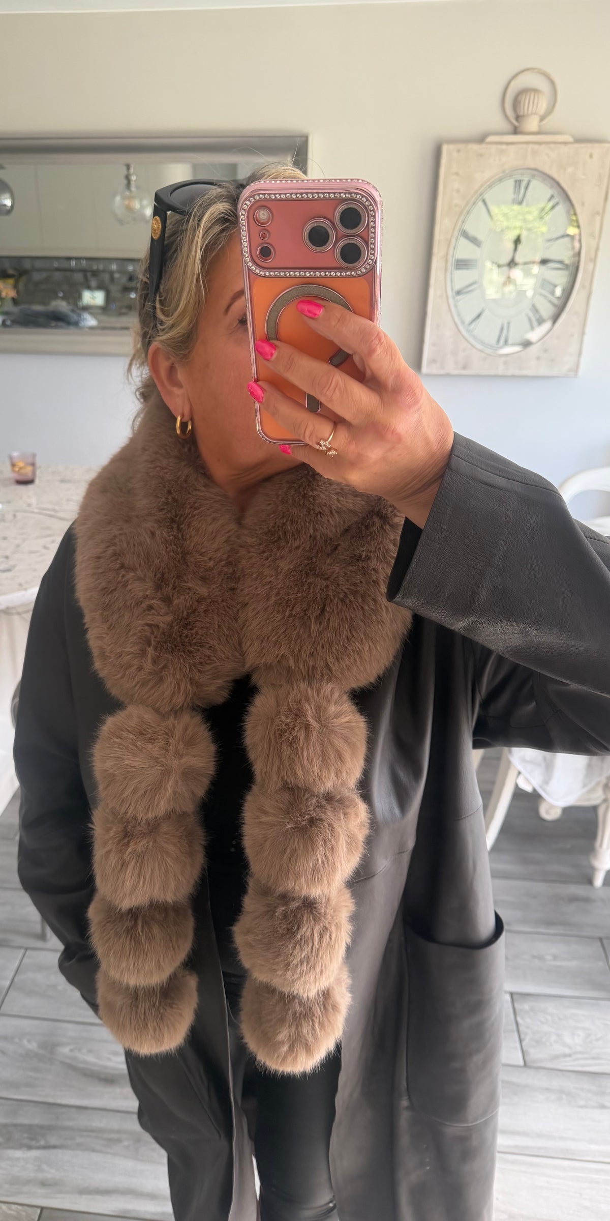 Sherry luxury stole scarf by Alex Max