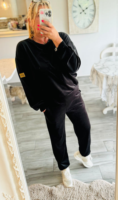 Florence velour tracksuit co ord loungeset