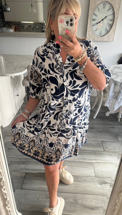 Eva knee length dress
