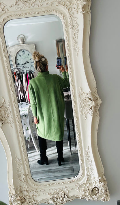 Mandy High Neck High Low Long Jumper