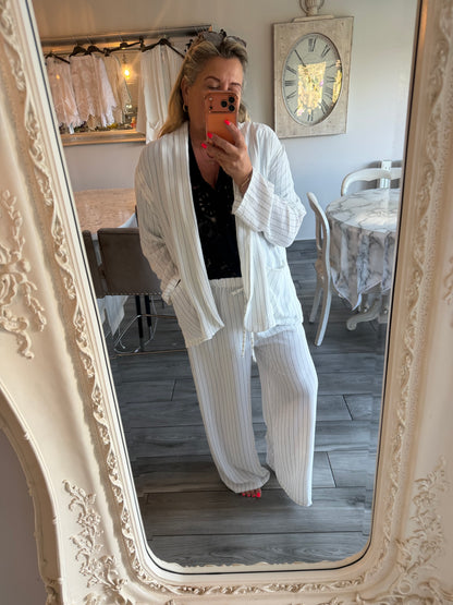 Toni light weight pinstripe blazer