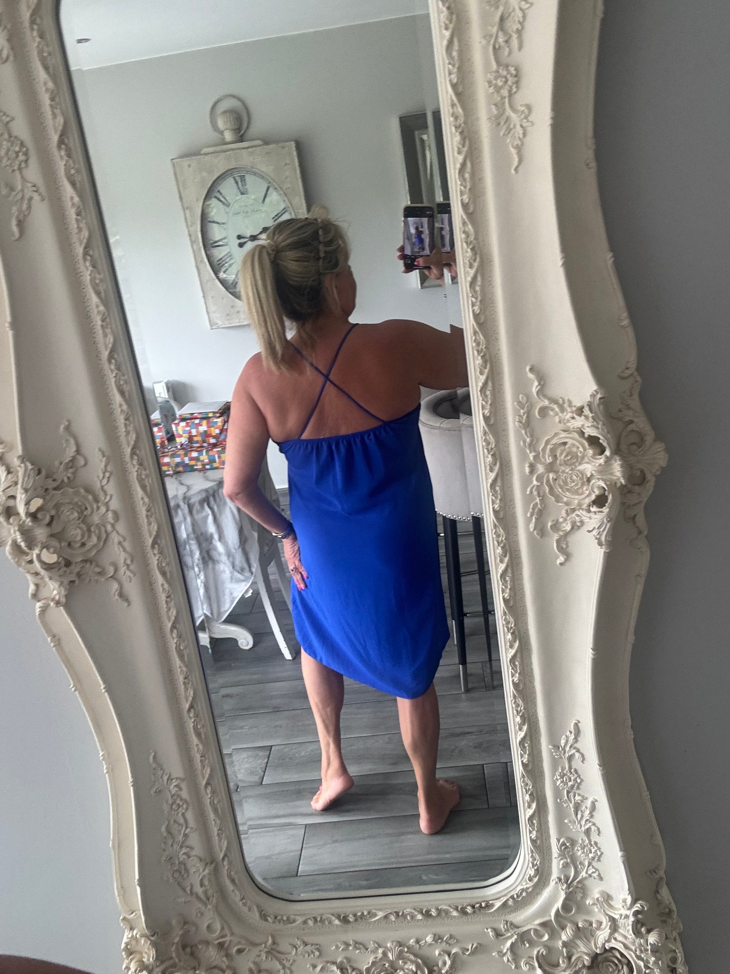 Lyn sun dress with shoestring straps