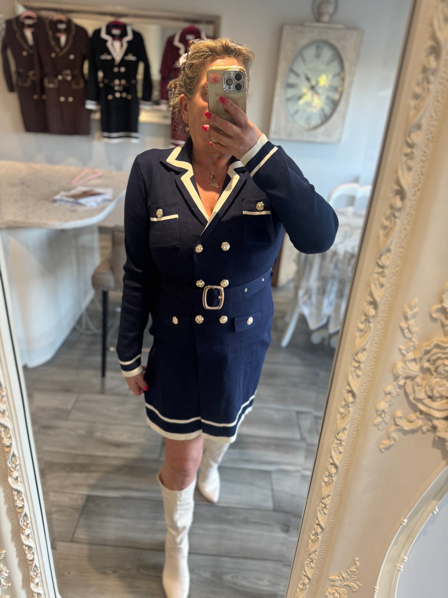 Stefi fitted smart short dress