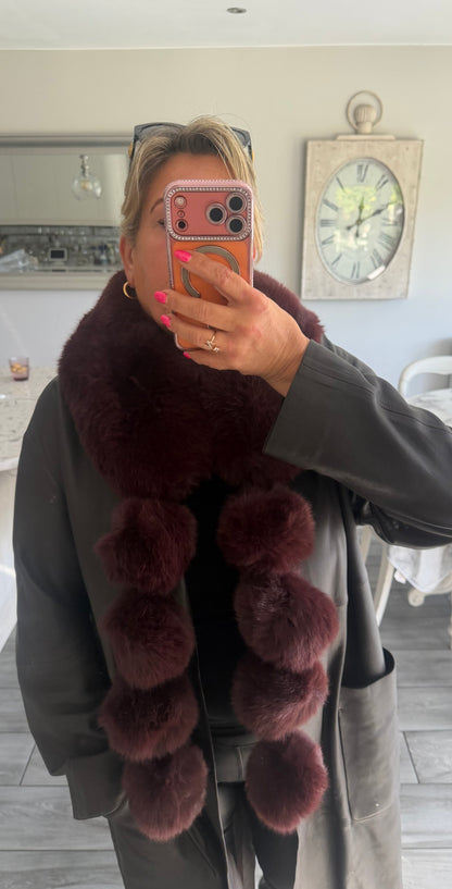 Sherry luxury stole scarf by Alex Max