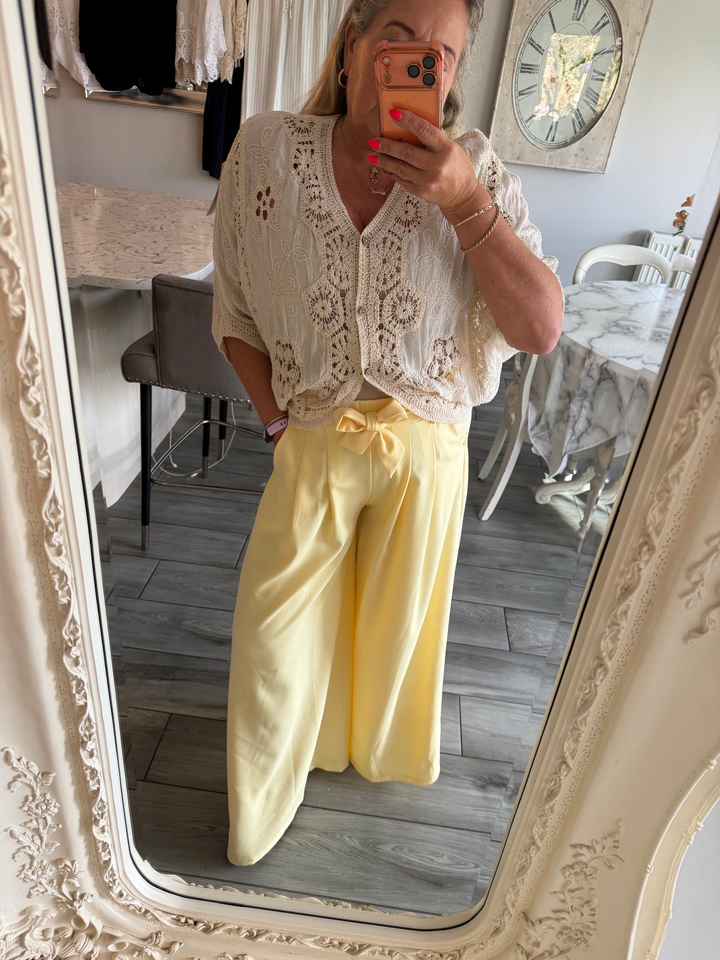 Rosina wide leg palazzo trousers