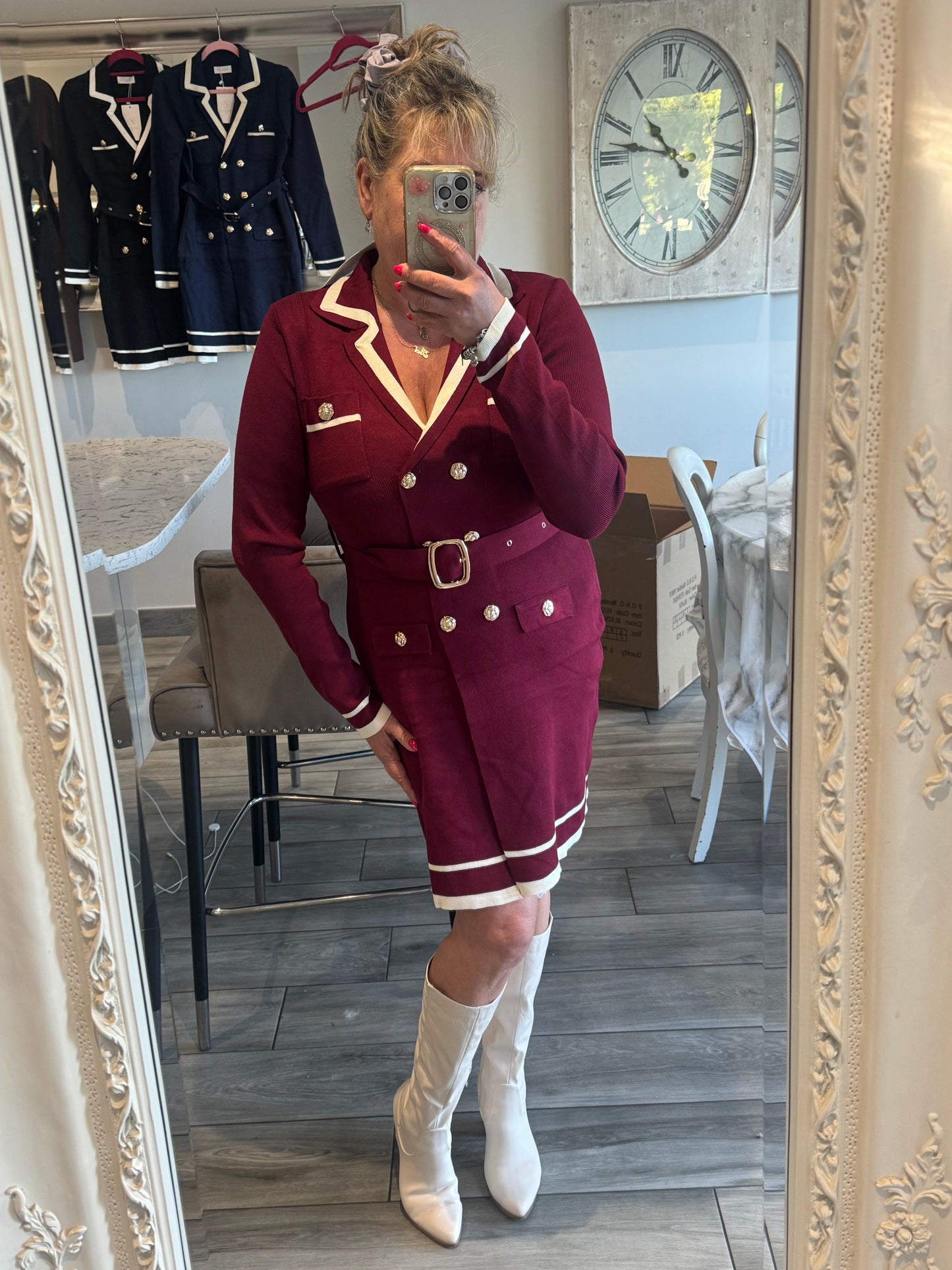 Stefi fitted smart short dress