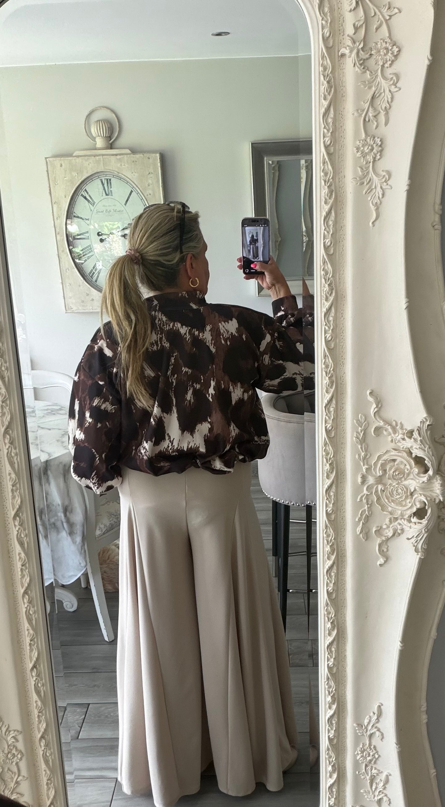 Cherrelle jacket or top leopard print