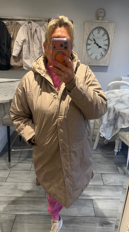 Angelika lightweight puffer raincoat/jacket