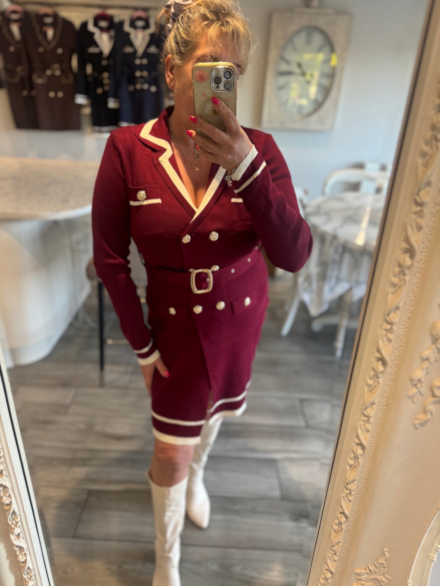 Stefi fitted smart short dress