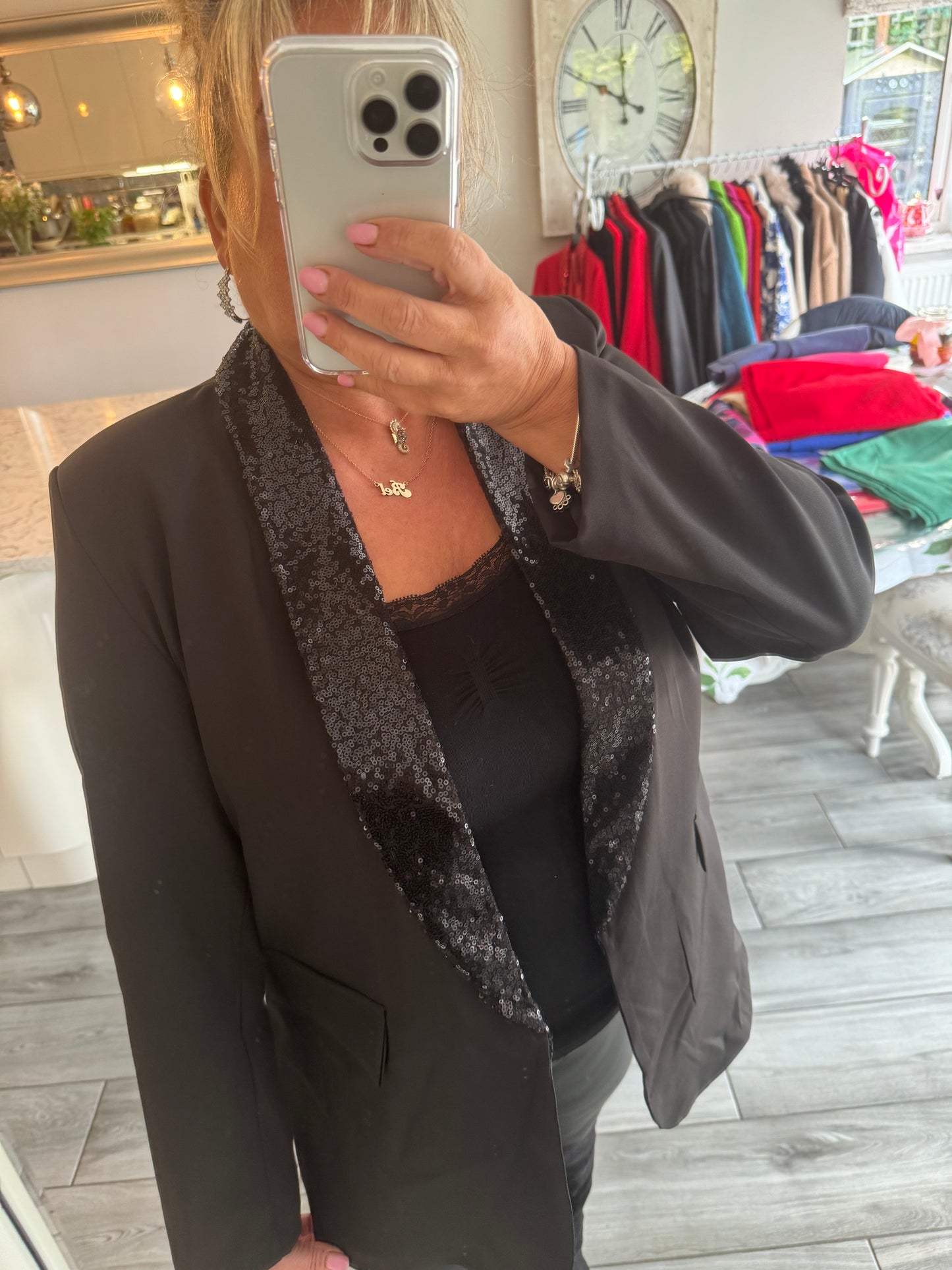 Annie Sequin Detail Jacket