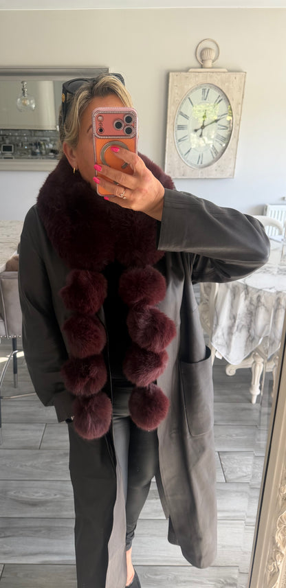 Sherry luxury stole scarf by Alex Max