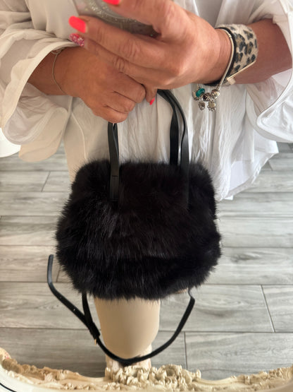 Vanessa faux fur bag