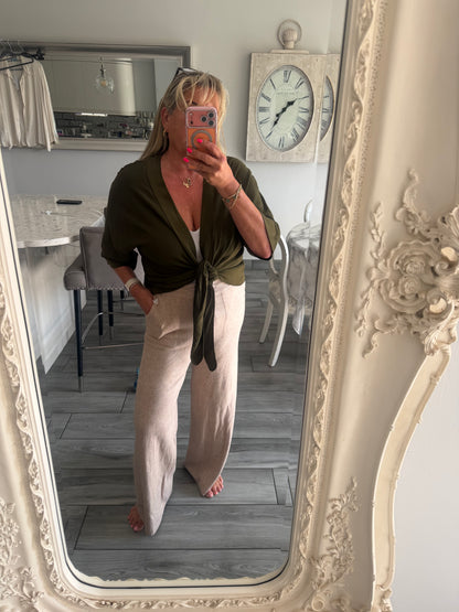Lucy tie front top
