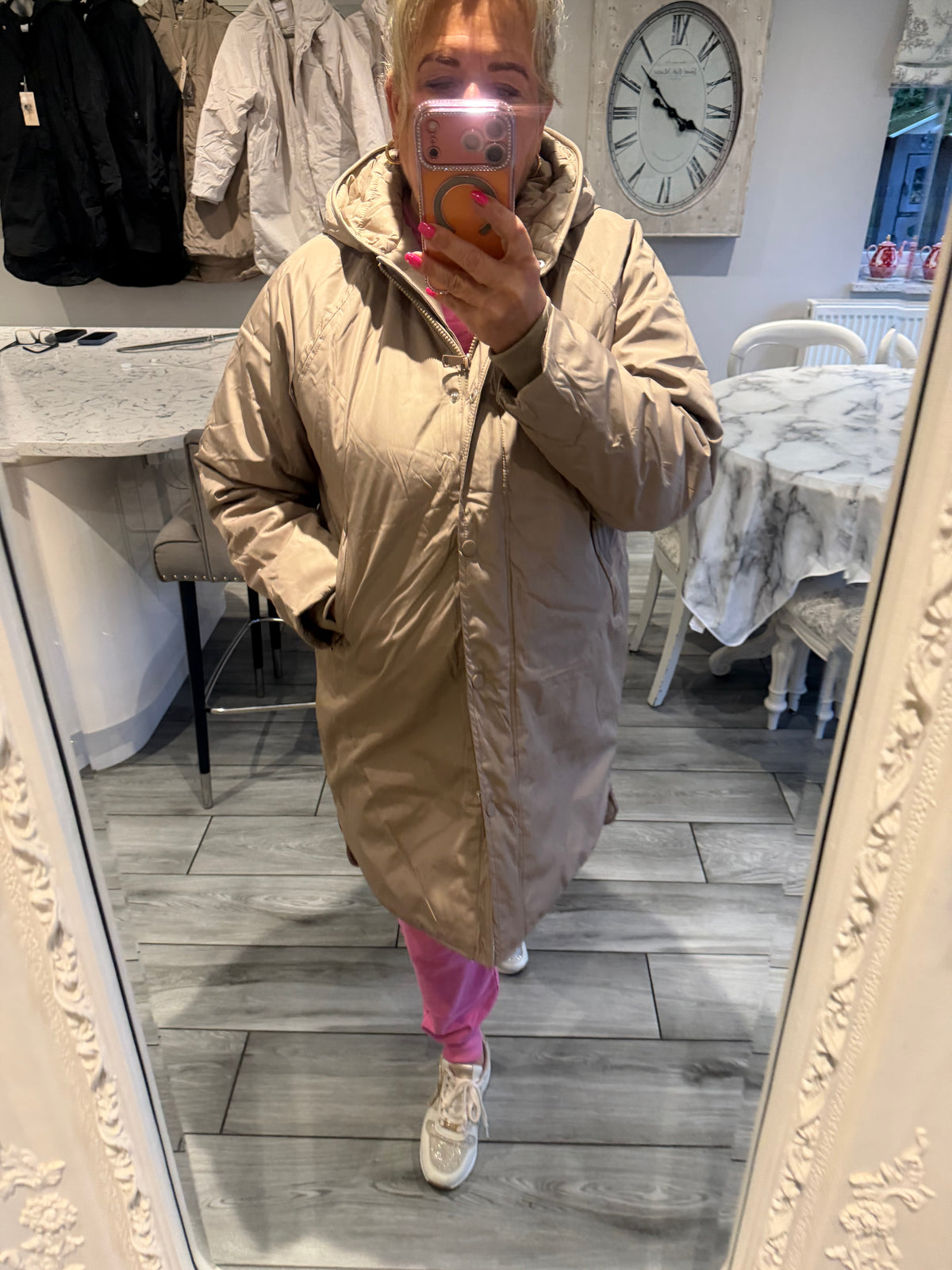 Angelika lightweight puffer raincoat/jacket