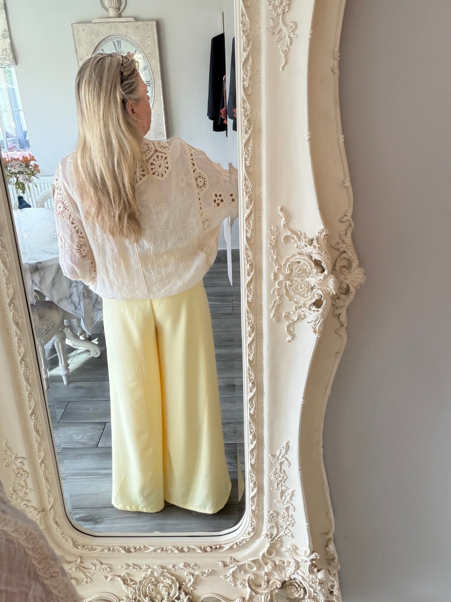 Rosina wide leg palazzo trousers