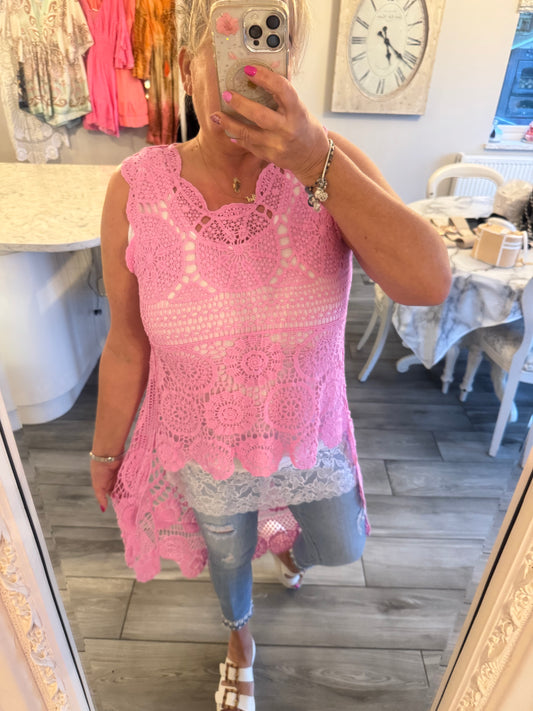 Mel crochet top