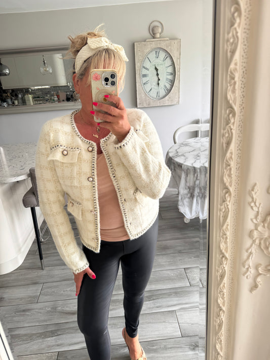 Anna short chanelesque style cardi/jacket