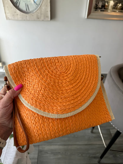 Lexi Envelope Bag with crossbody and wrist strap