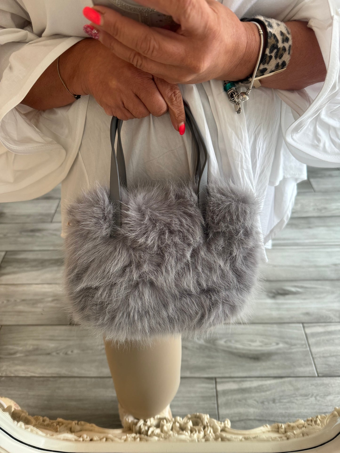 Vanessa faux fur bag