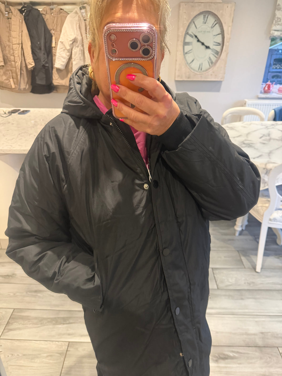 Angelika lightweight puffer raincoat/jacket