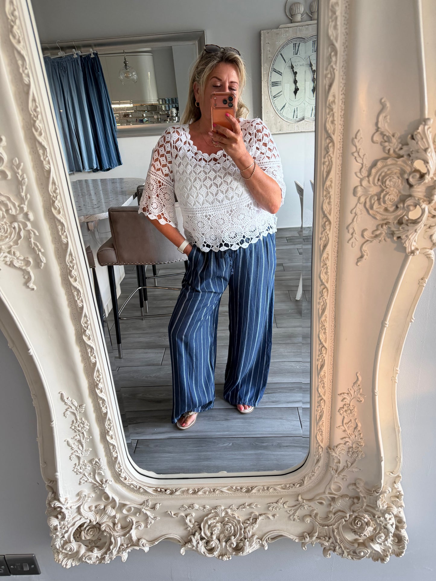 Tina crochet top with vest
