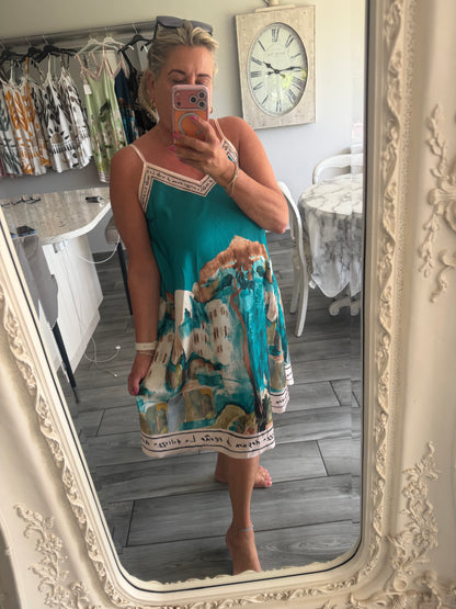Capri landscape sundress