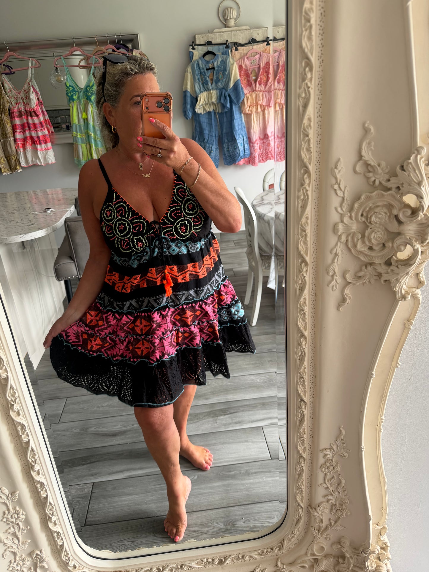 Arabella Spanish style stunning strappy dress