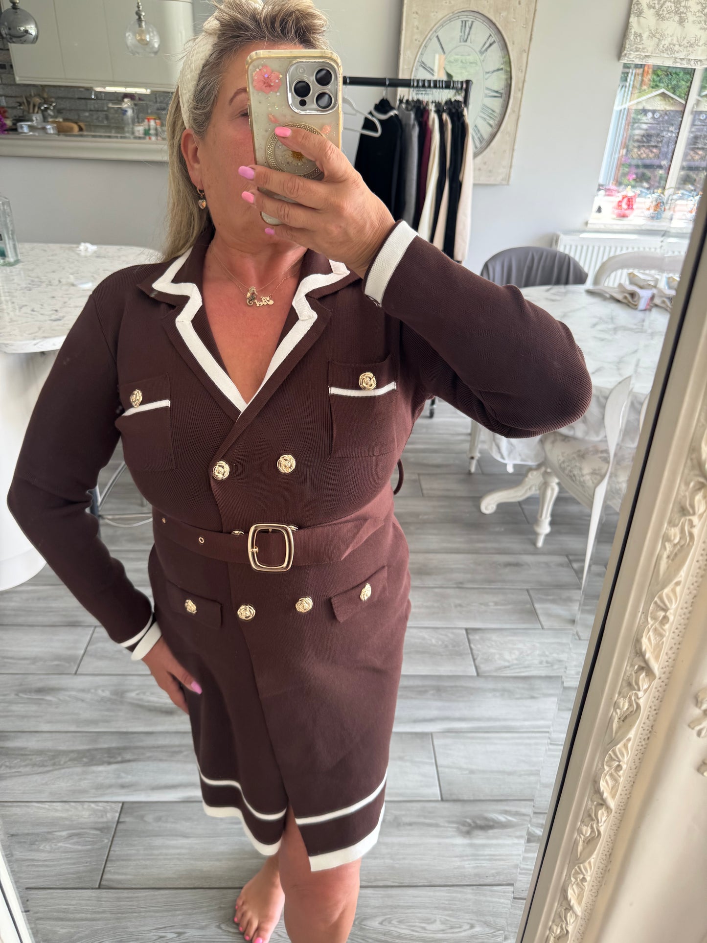 Stefi fitted smart short dress