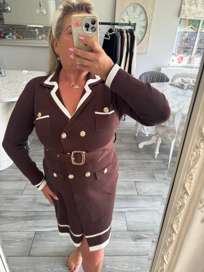 Stefi fitted smart short dress