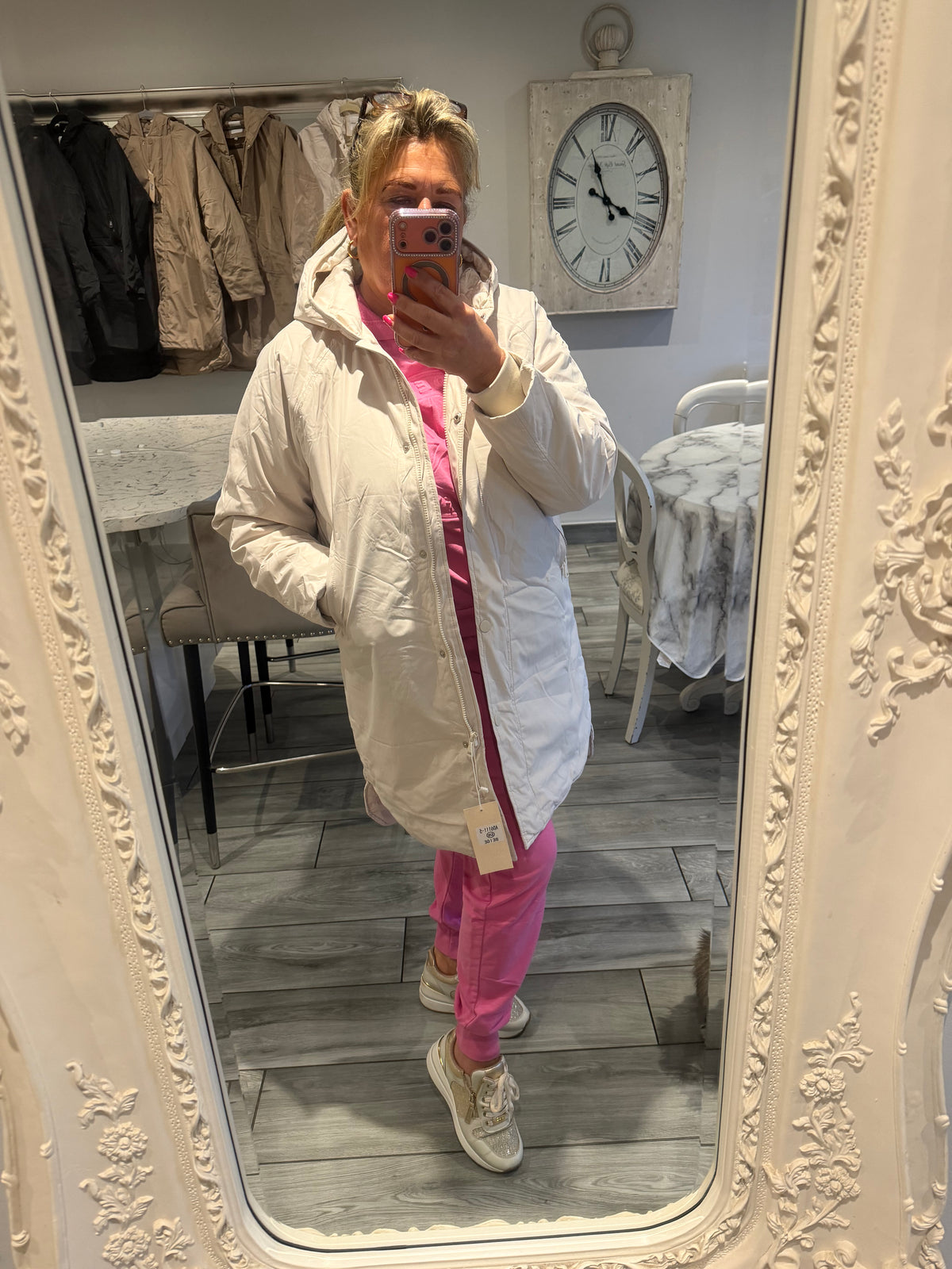 Angelika lightweight puffer raincoat/jacket