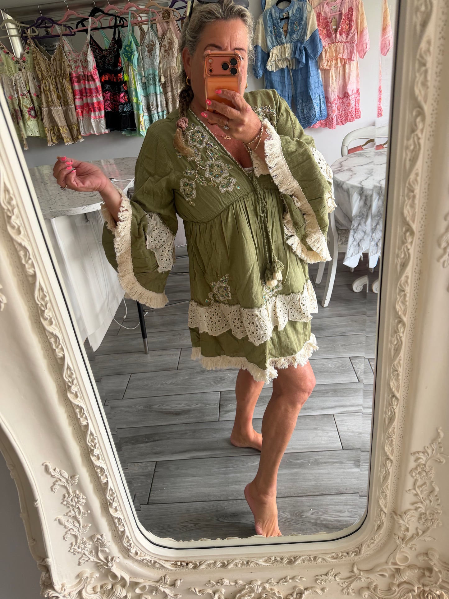 Cassia stunning dress with pretty embellishments