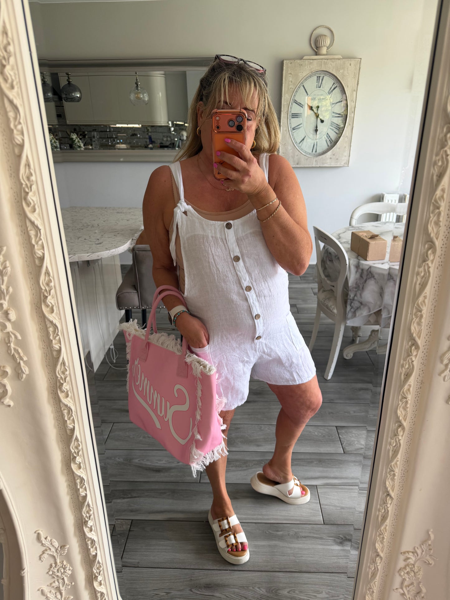 Emi playsuit by Puro Lino